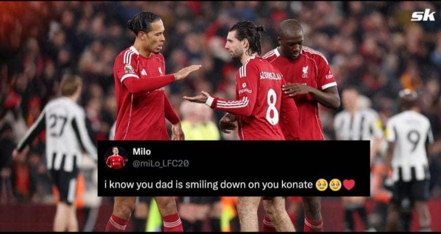Konate scores, Liverpool fans get emotional, what a game!