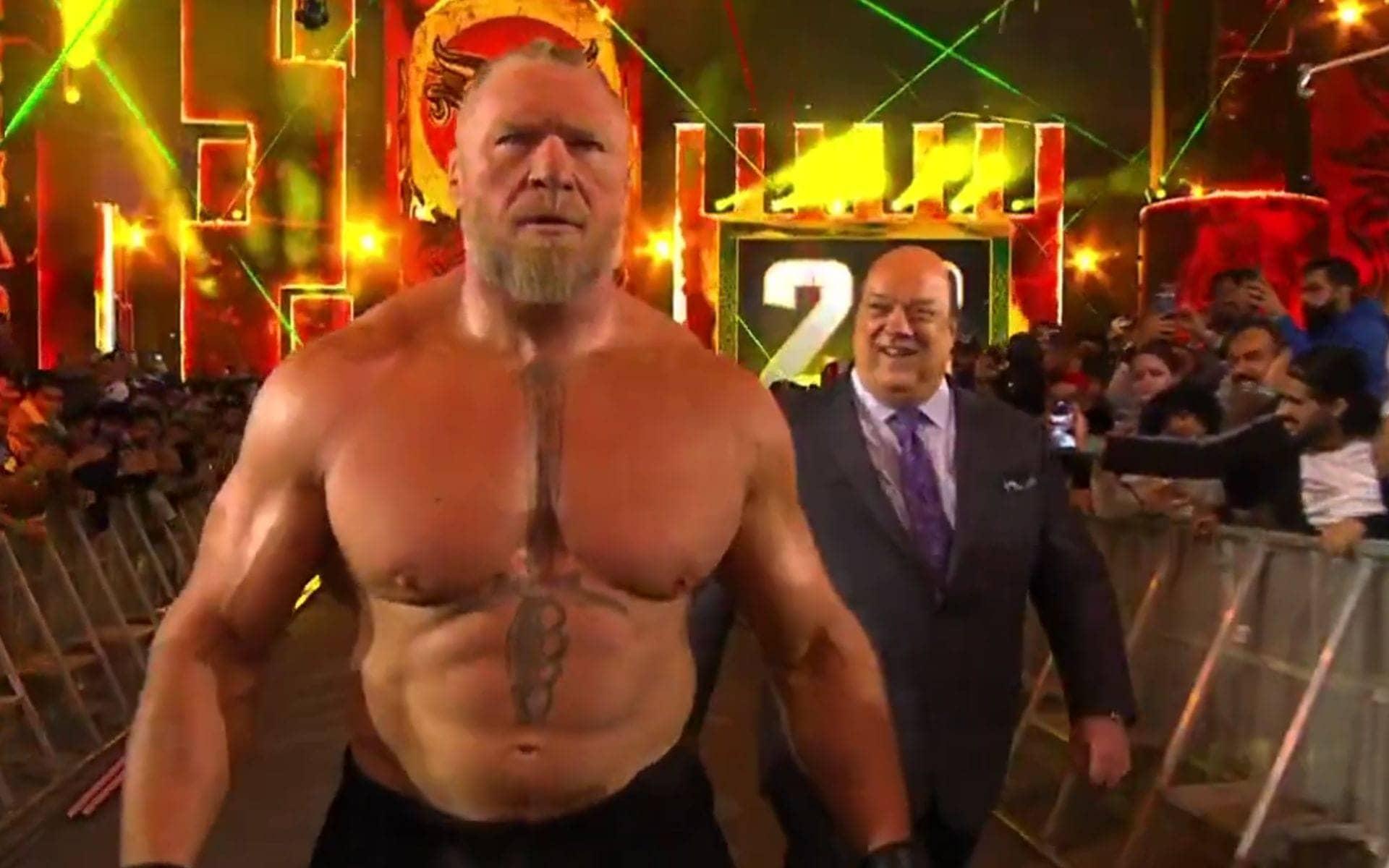 Brock Lesnar ka Royal Rumble mein zabardast ghalti ka drama