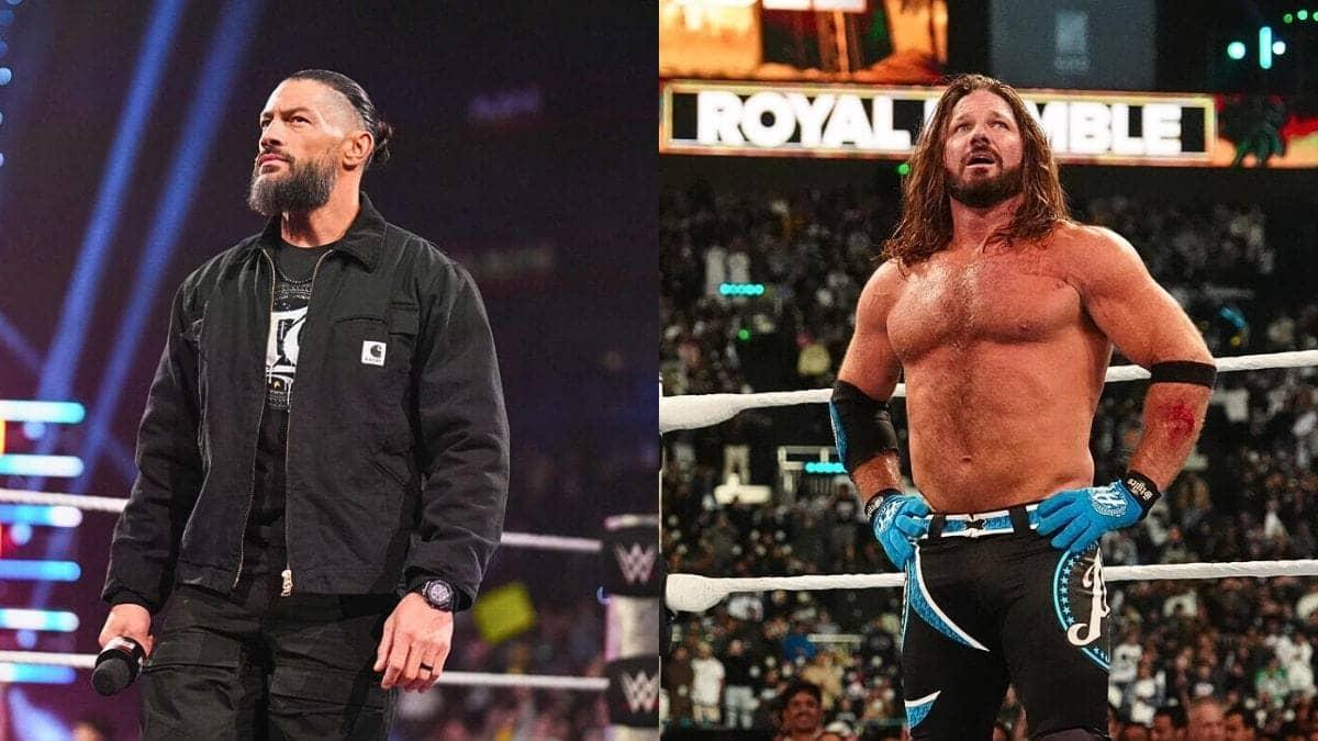Roman Reigns Gets All Feels for AJ Styles' Retirement