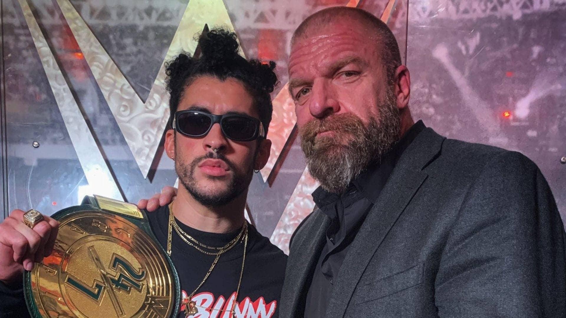 Triple H Sends Epic Shout-Out to Bad Bunny for Super Bowl