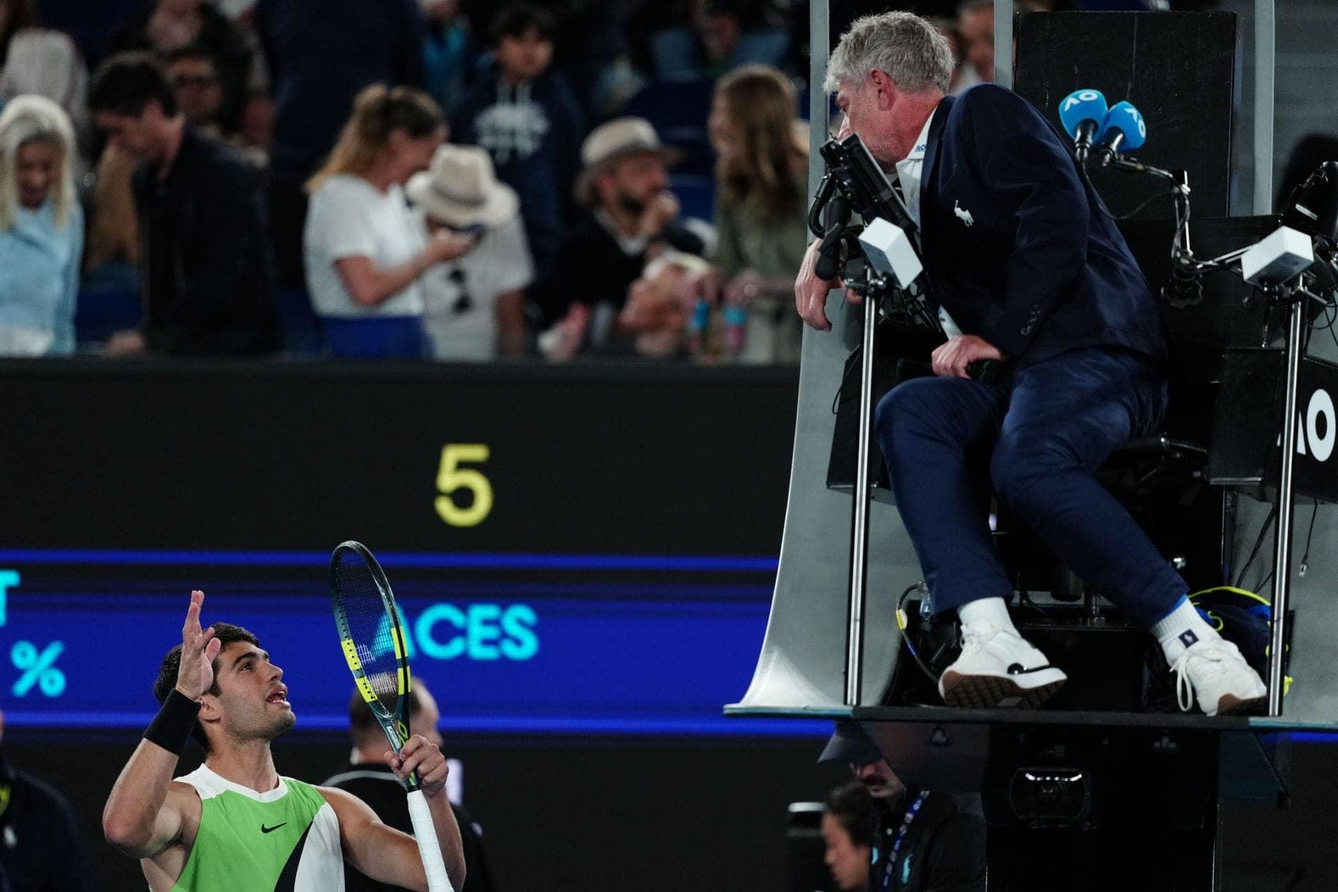 Carlos Alcaraz ka Umpire se Chakkar, Arre Bhai Kya Drama Hai!