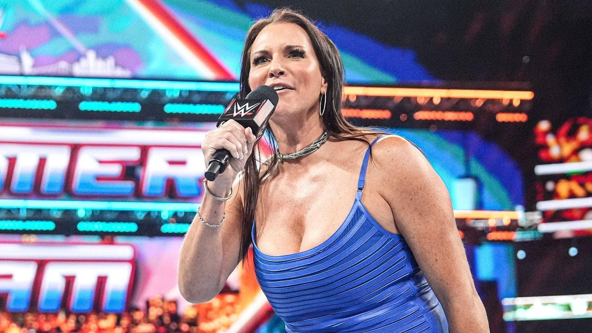 Stephanie McMahon Unveils AJ Styles' Hall of Fame Induction