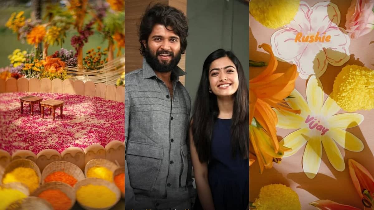 Virosh Wedding: Vijay-Rashmika Ki Haldi Mein Masti Aur Rang