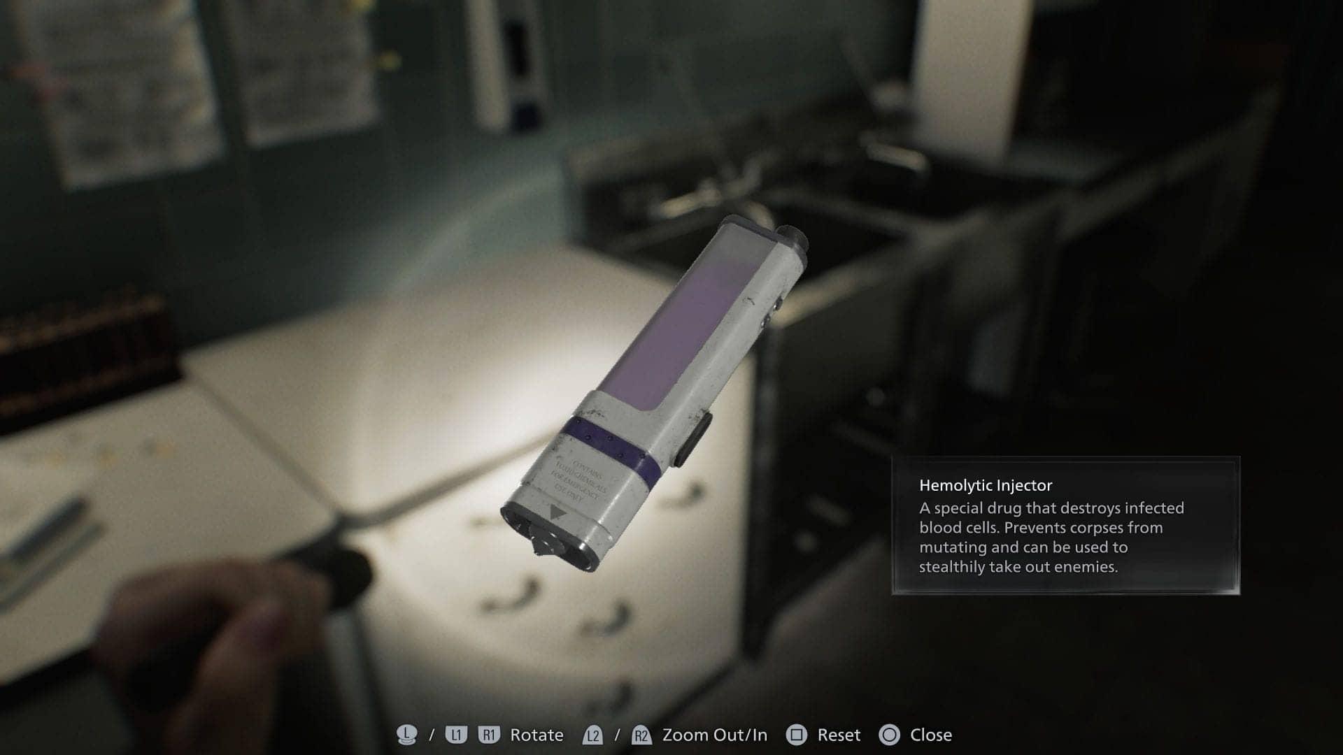 Unlocking the Enchanted Hemolytic Injector in Resident Evil