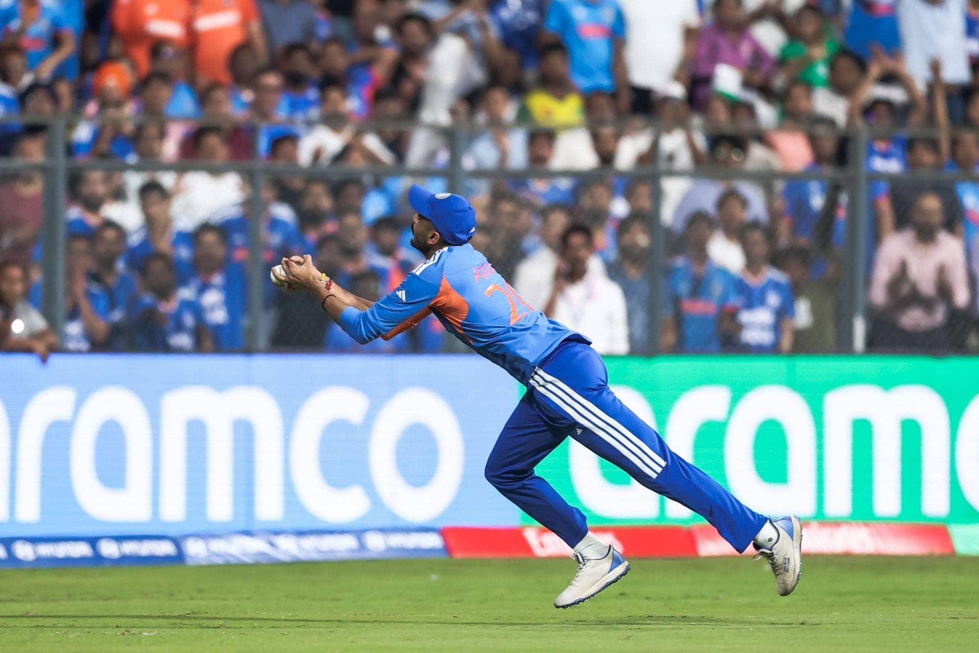 Axar Patel's Jaw-Dropping Catch Sends Harry Brook Packing