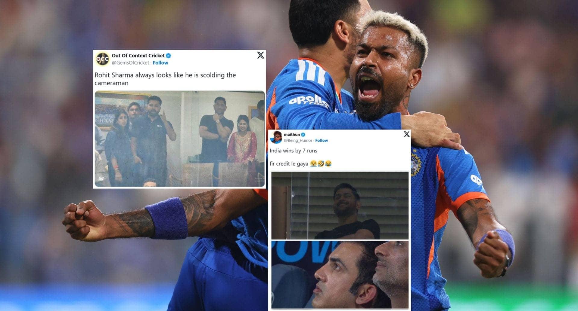 "Rohit Sharma always looks like he is scolding" - Top 10 funny memes as India edges out England in semifinal of T20 World Cup 2026