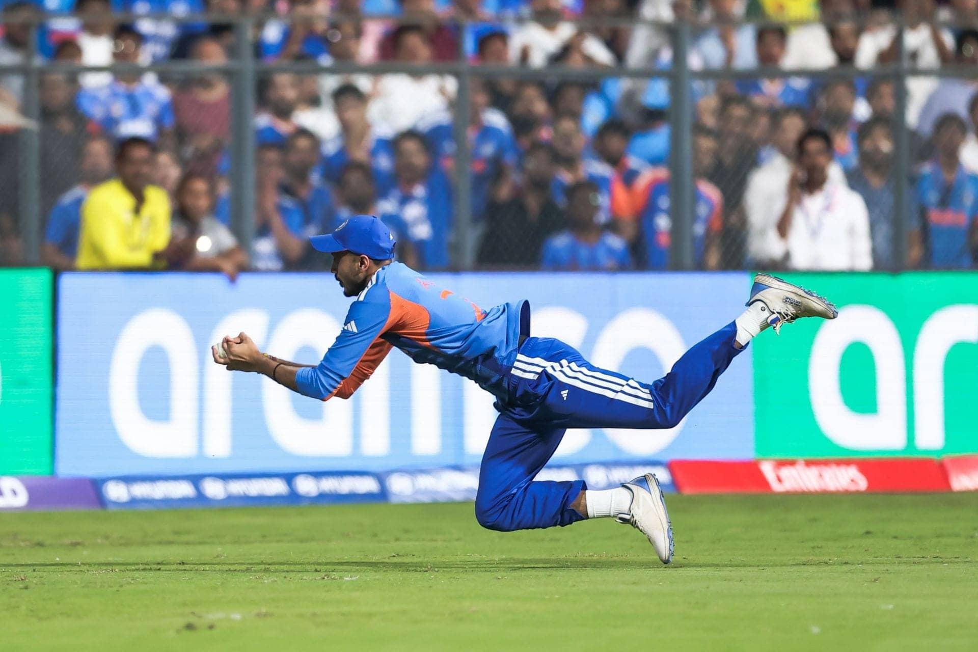 Axar Patel's Dazzling Catches in T20 World Cup Semifinal