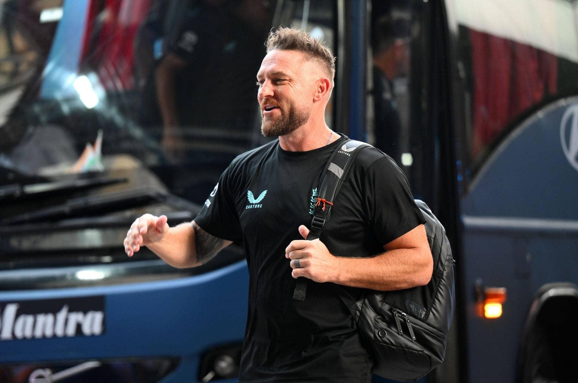 Harbhajan chats with McCullum after thrilling T20 World Cup clash