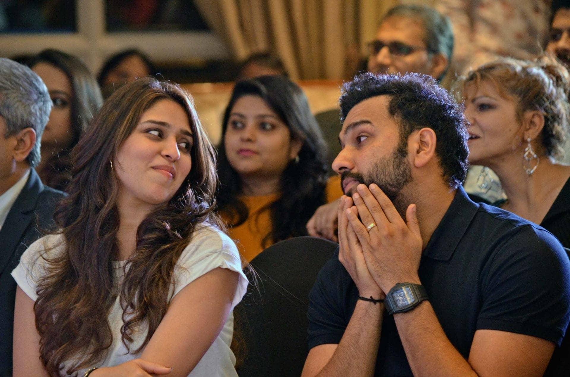Rohit Sharma and Ritika's Serious Chat During Epic Win
