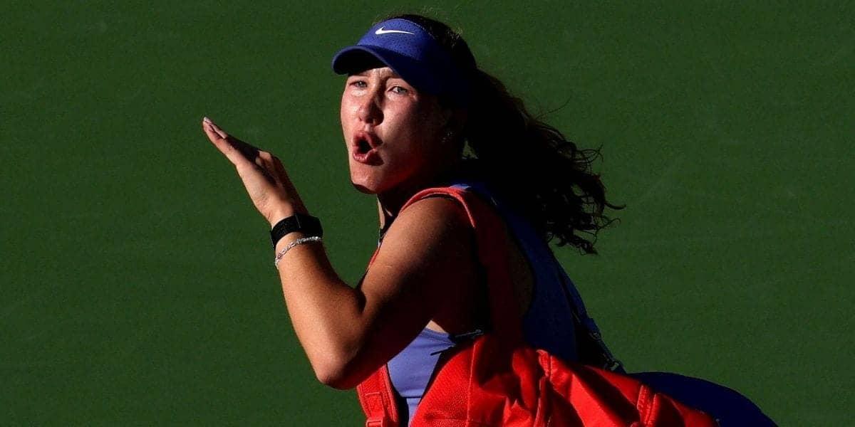 WATCH: Mirra Andreeva seemingly yells "f**k you all" at crowd, smashes racket as Indian Wells title defense ends with emotional outburst