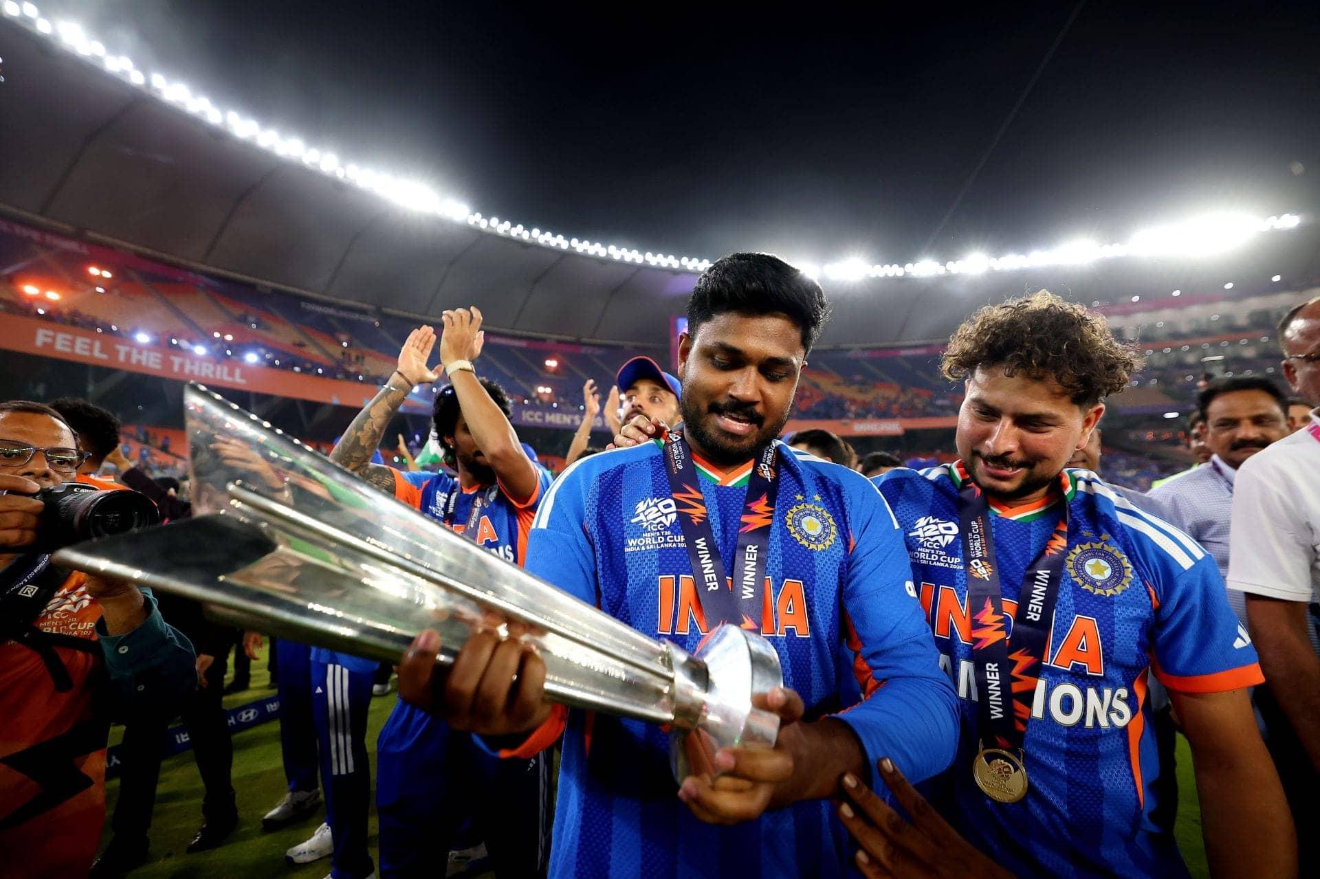 Sanju Samson Invites Harsha Bhogle to His Victory Celebration