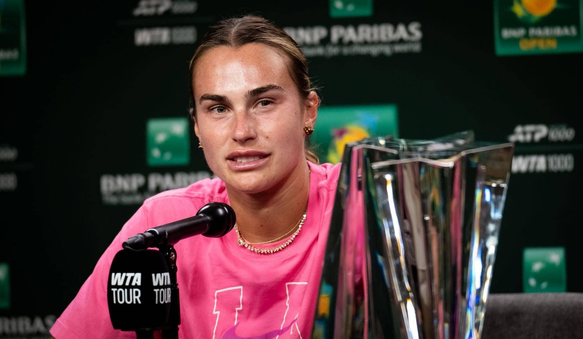 Aryna Sabalenka's F-Bomb Moment After Indian Wells Victory