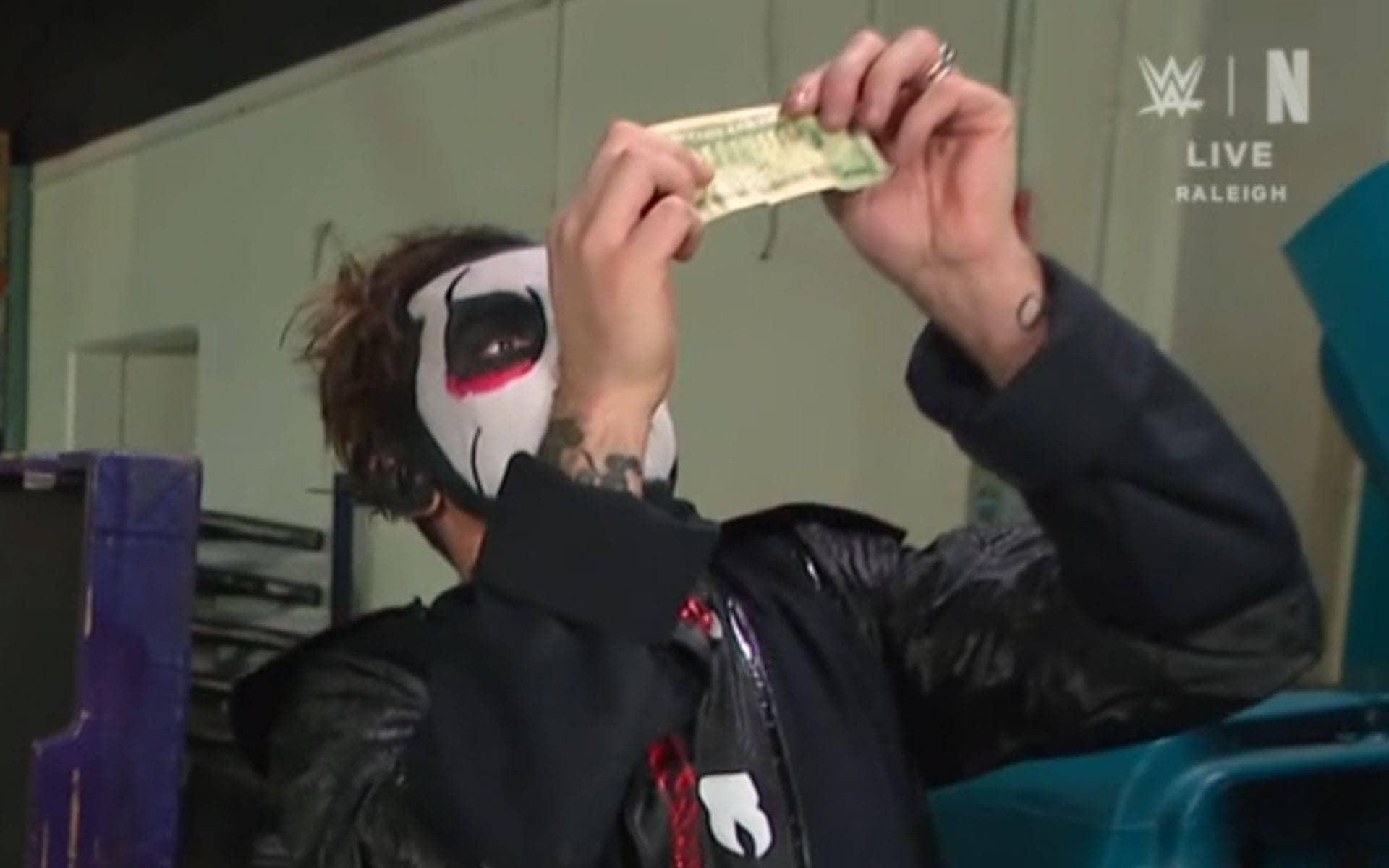 Danhausen pulls a ninja scam on Candice LeRae's cash