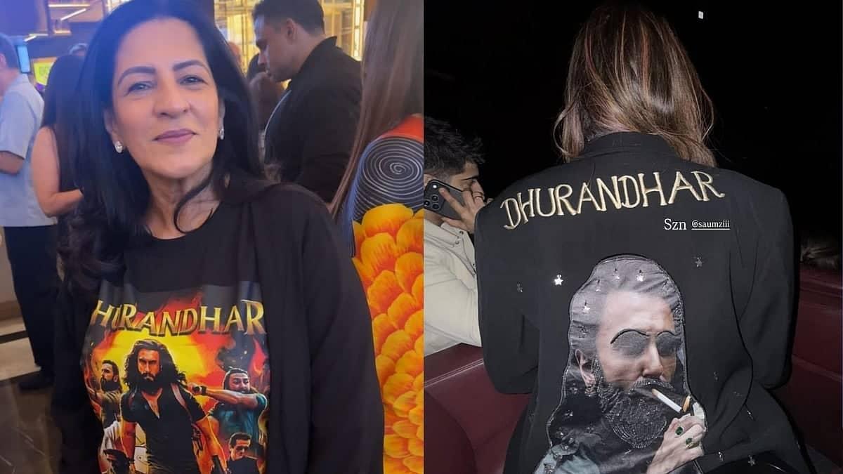 Anju Bhavnani Steals Show in Hamza Tee at 'Dhurandhar 2'