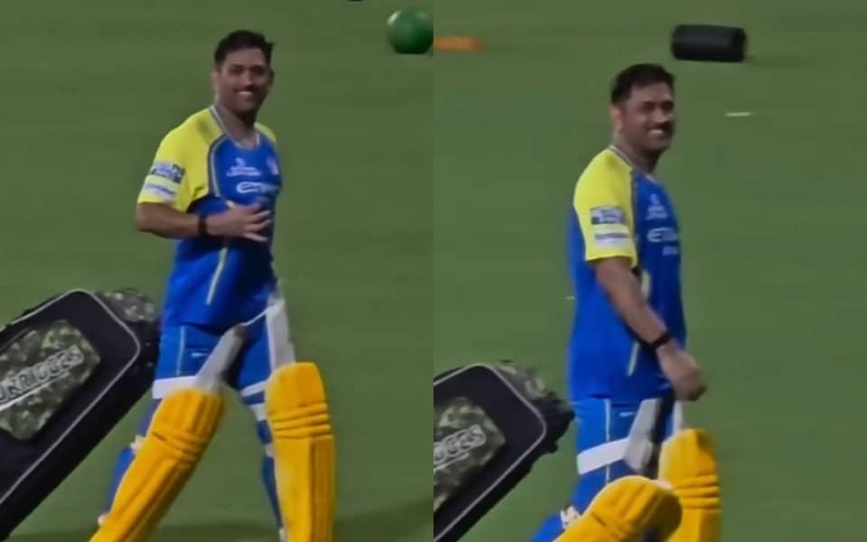 MS Dhoni dazzles young fans in RCB jerseys, promises return