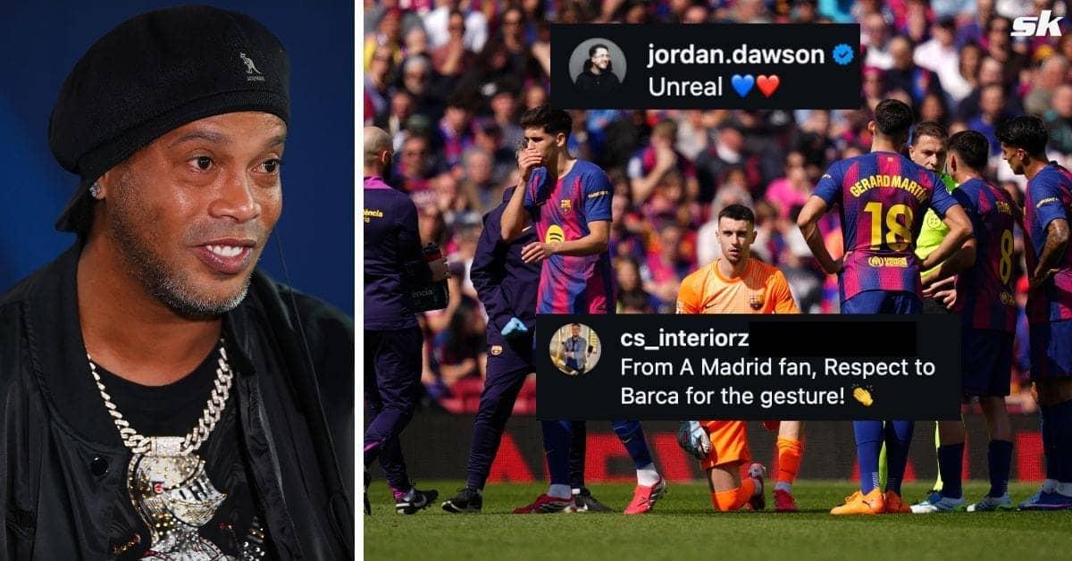 Barcelona Ne Ronaldinho Ko Yaad Kiya, Dosti Ka Jashn