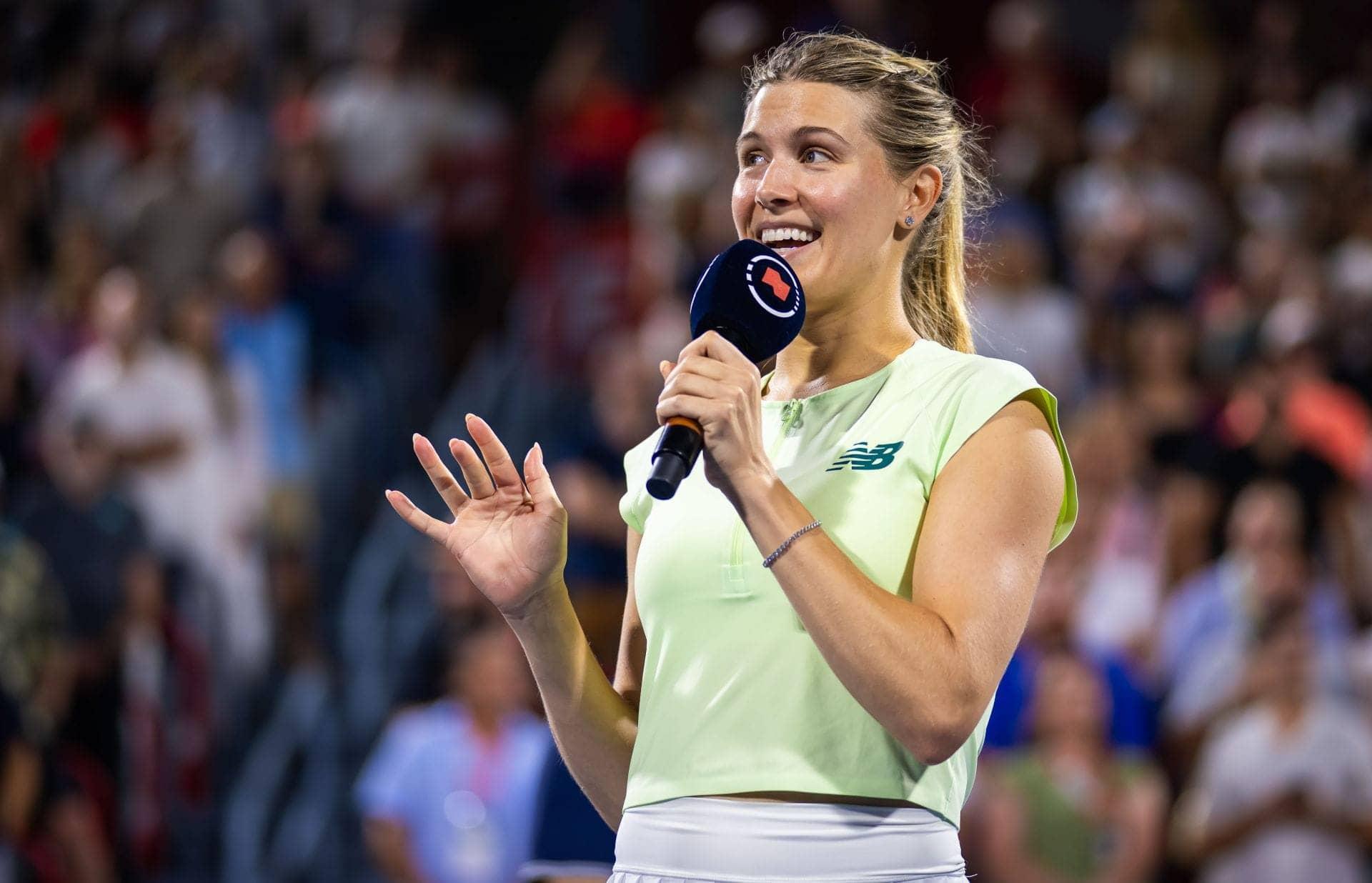 Eugenie Bouchard Calls Roger Federer's Suited Aura Pure Magic