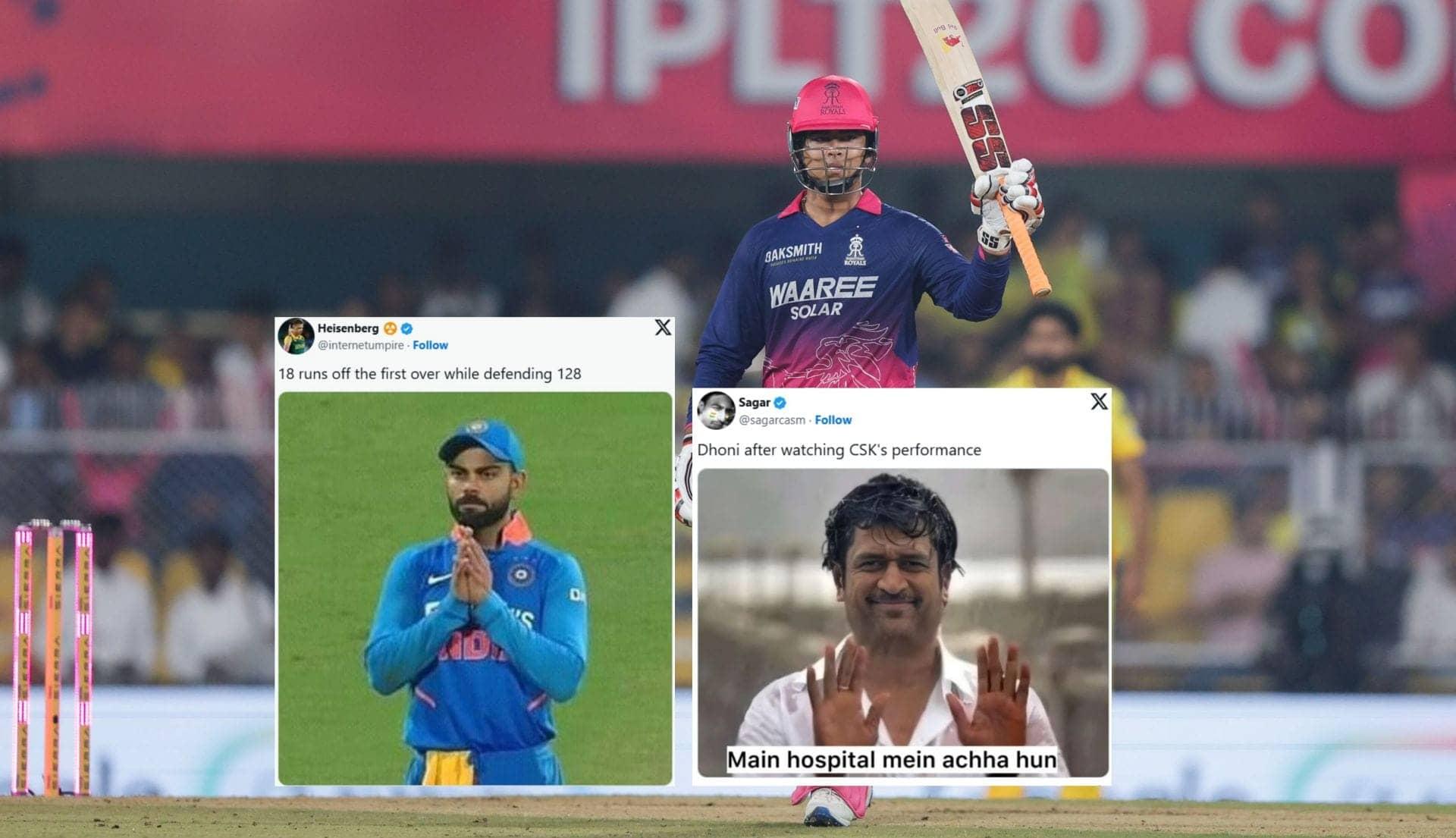 Rajasthan Royals' Enchanted Triumph Over CSK: Memes Unleashed!