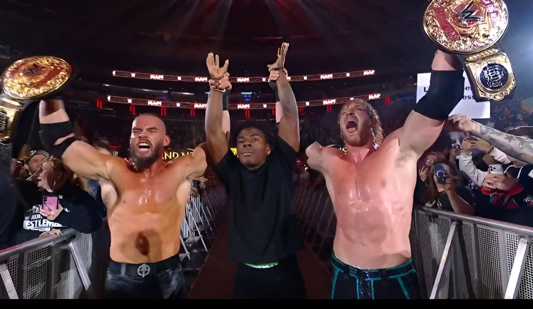 Austin Theory and Logan Paul Claim Tag Team Glory, Believe It!