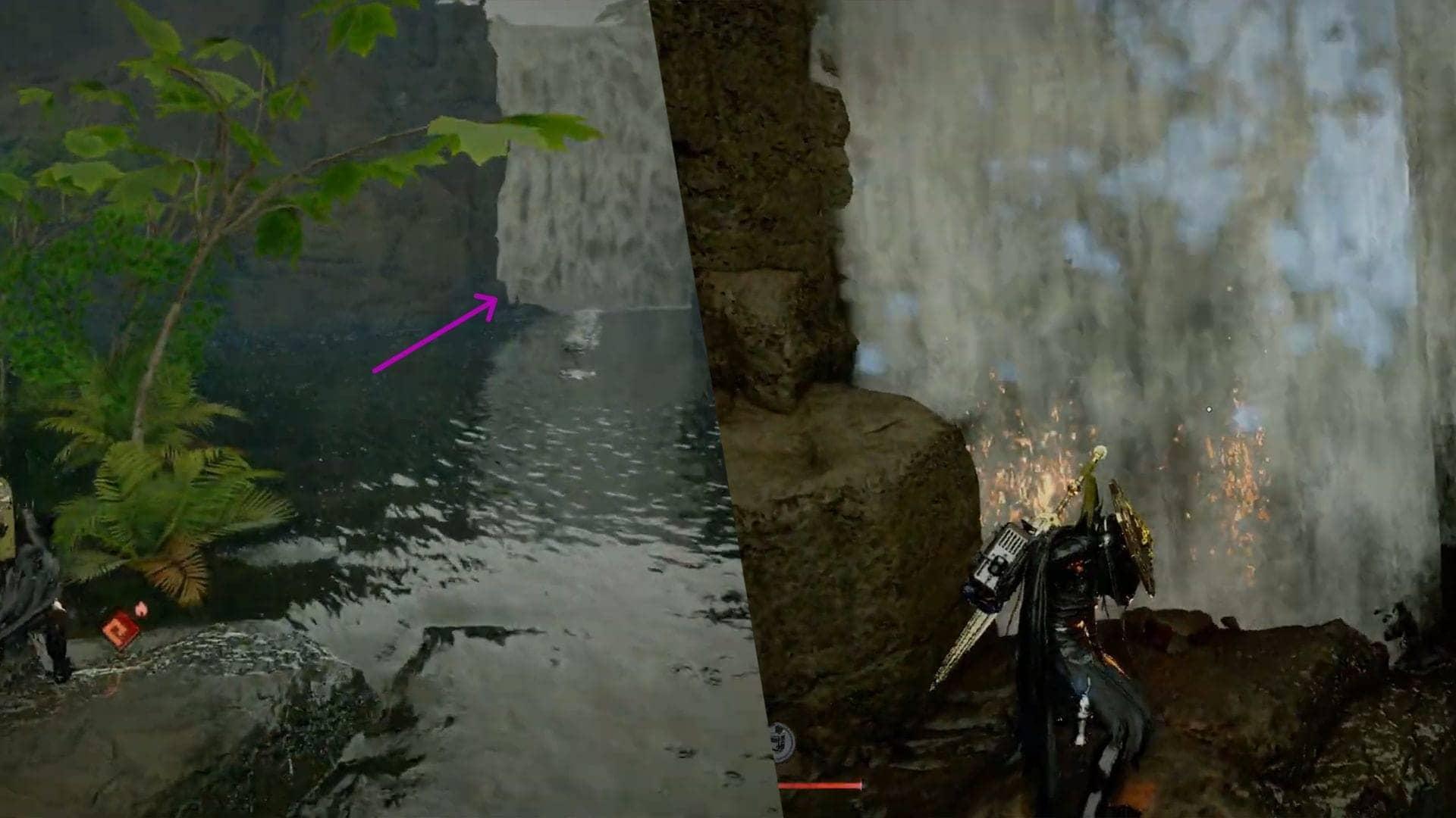Unleash the Power: Hidden Waterfall Caves in Crimson Desert