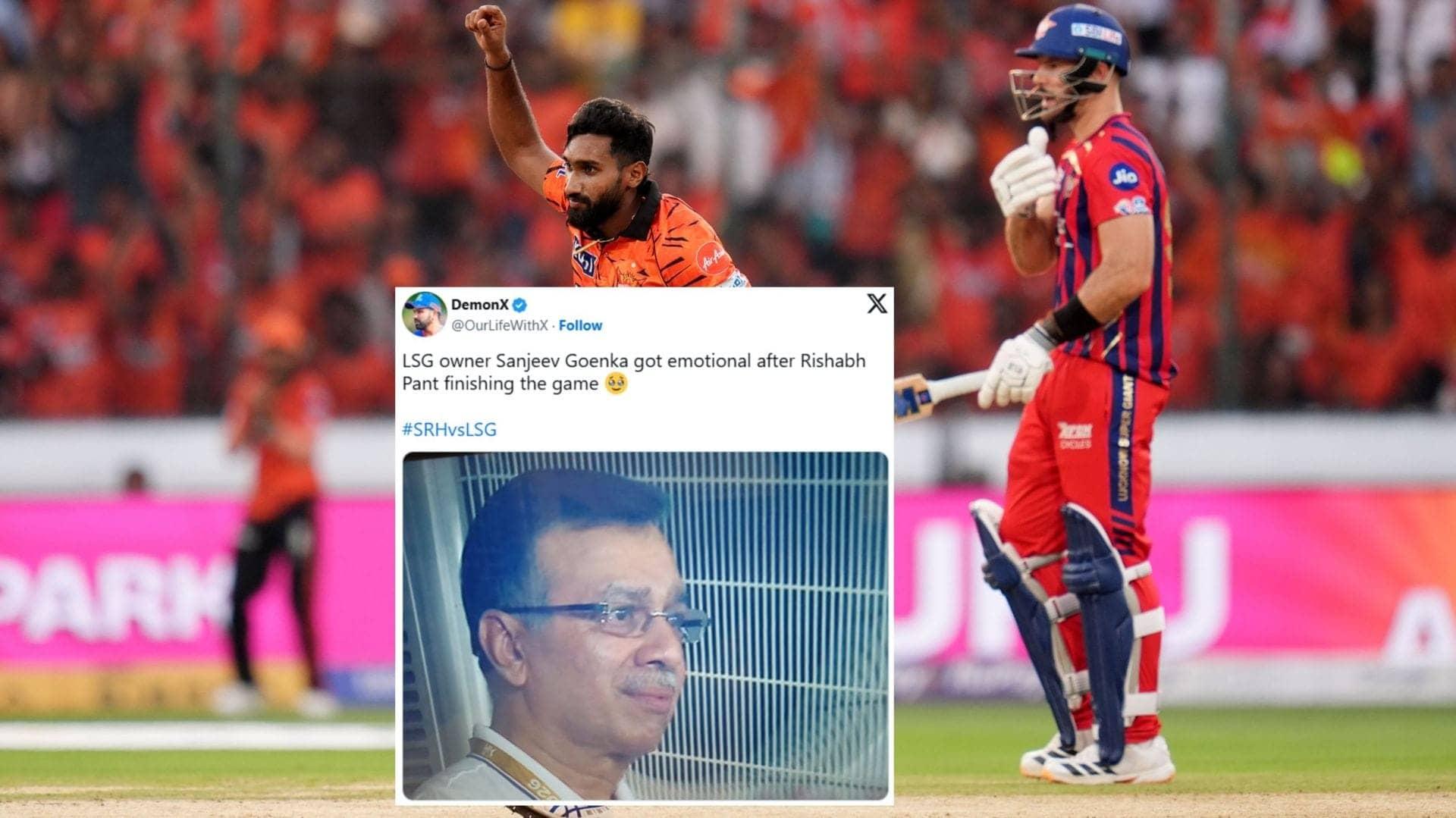 Sanjeev Goenka Gets Emotional After LSG's Epic Win vs SRH