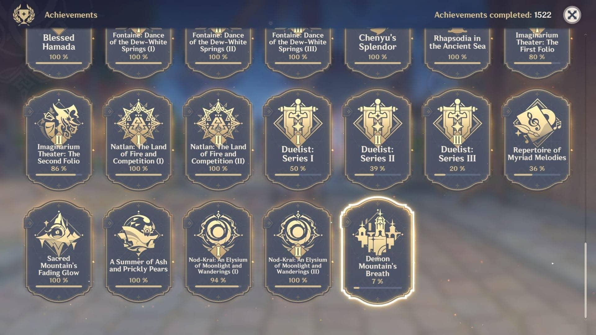 Genshin Impact Luna VI: Achievements So Good, They’re YUGE!