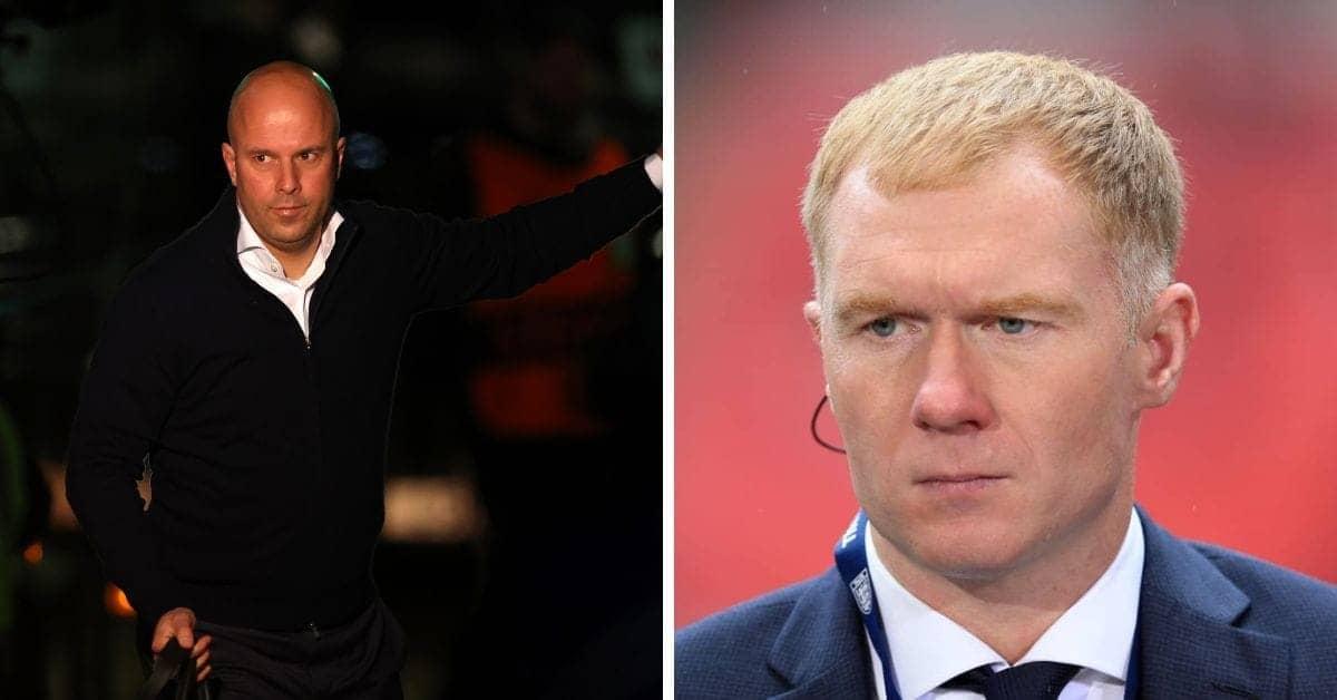 Paul Scholes foresees turbulent times for Liverpool's Arne Slot