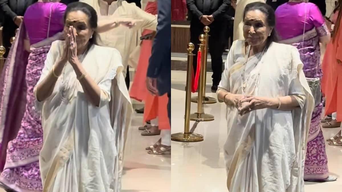 Asha Bhosle Dazzles at Arjun Tendulkar's Wedding Celebration