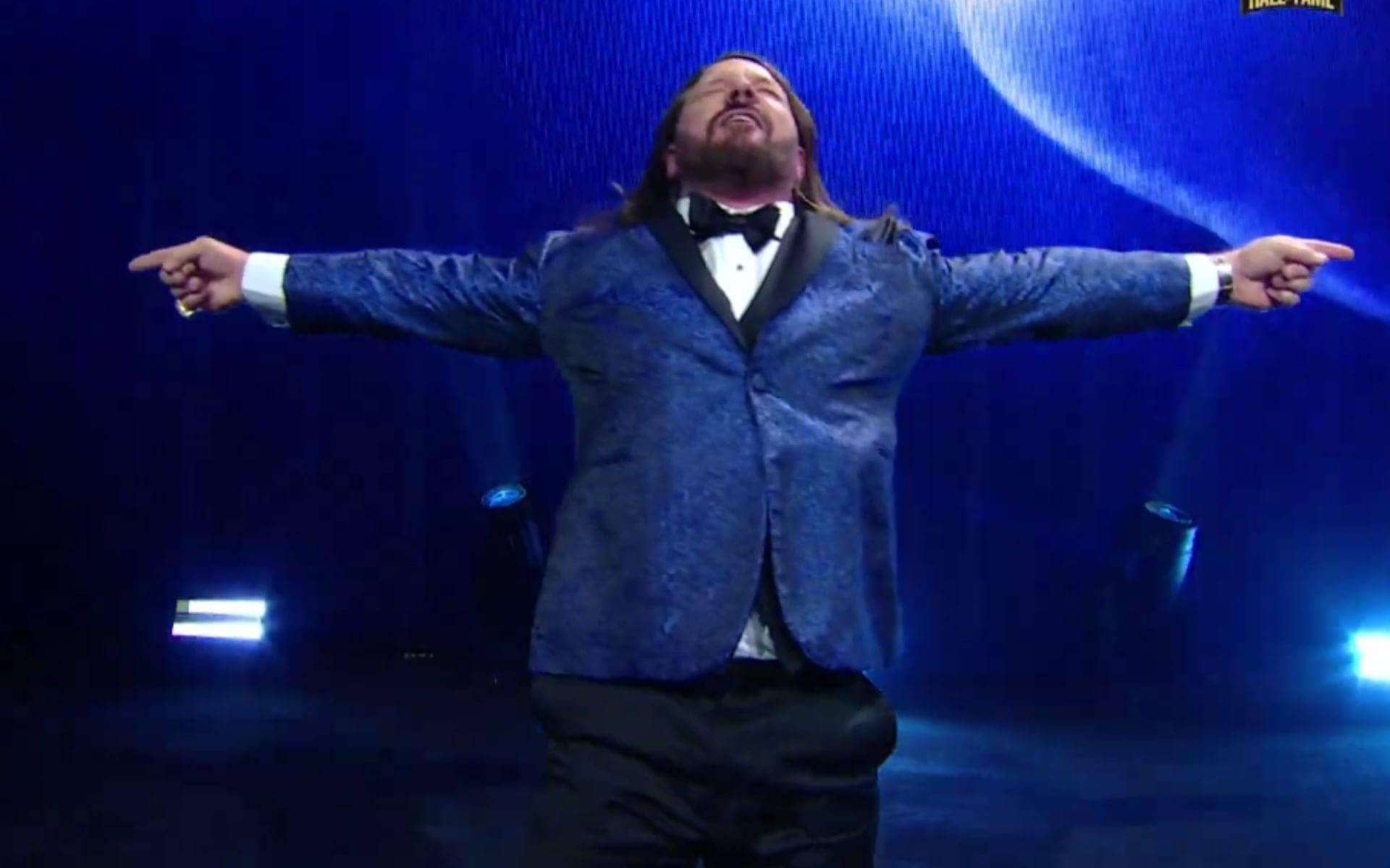 AJ Styles' Hall of Fame Moment Hits a Major Glitch, Fo' Shizzle
