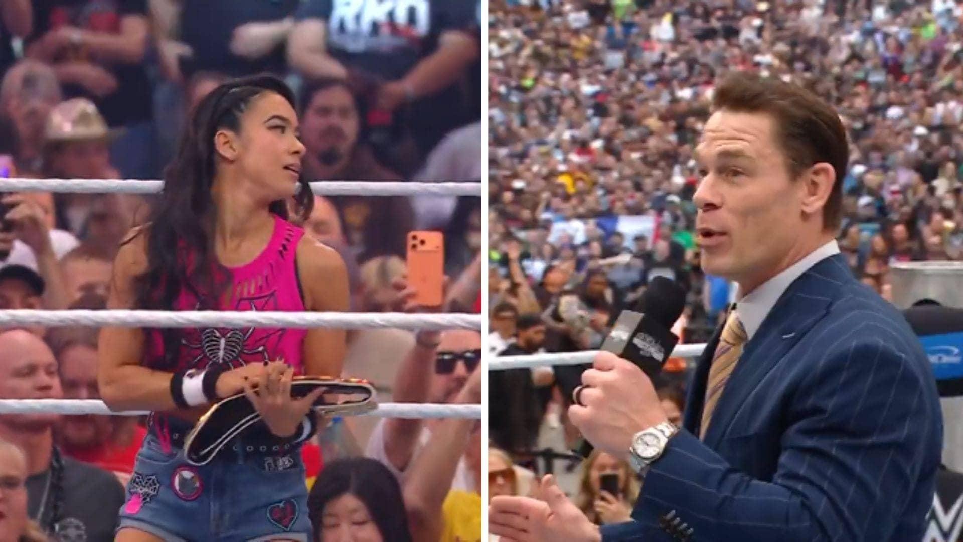 AJ Lee's Cena Tribute Steals the Show at WrestleMania 42