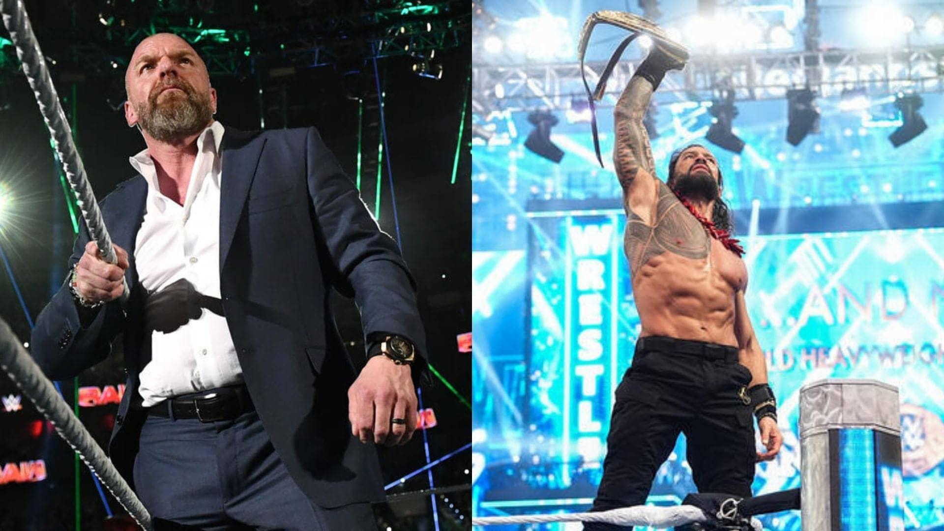 Triple H Speaks as Roman Reigns Wins Heavyweight Championship
