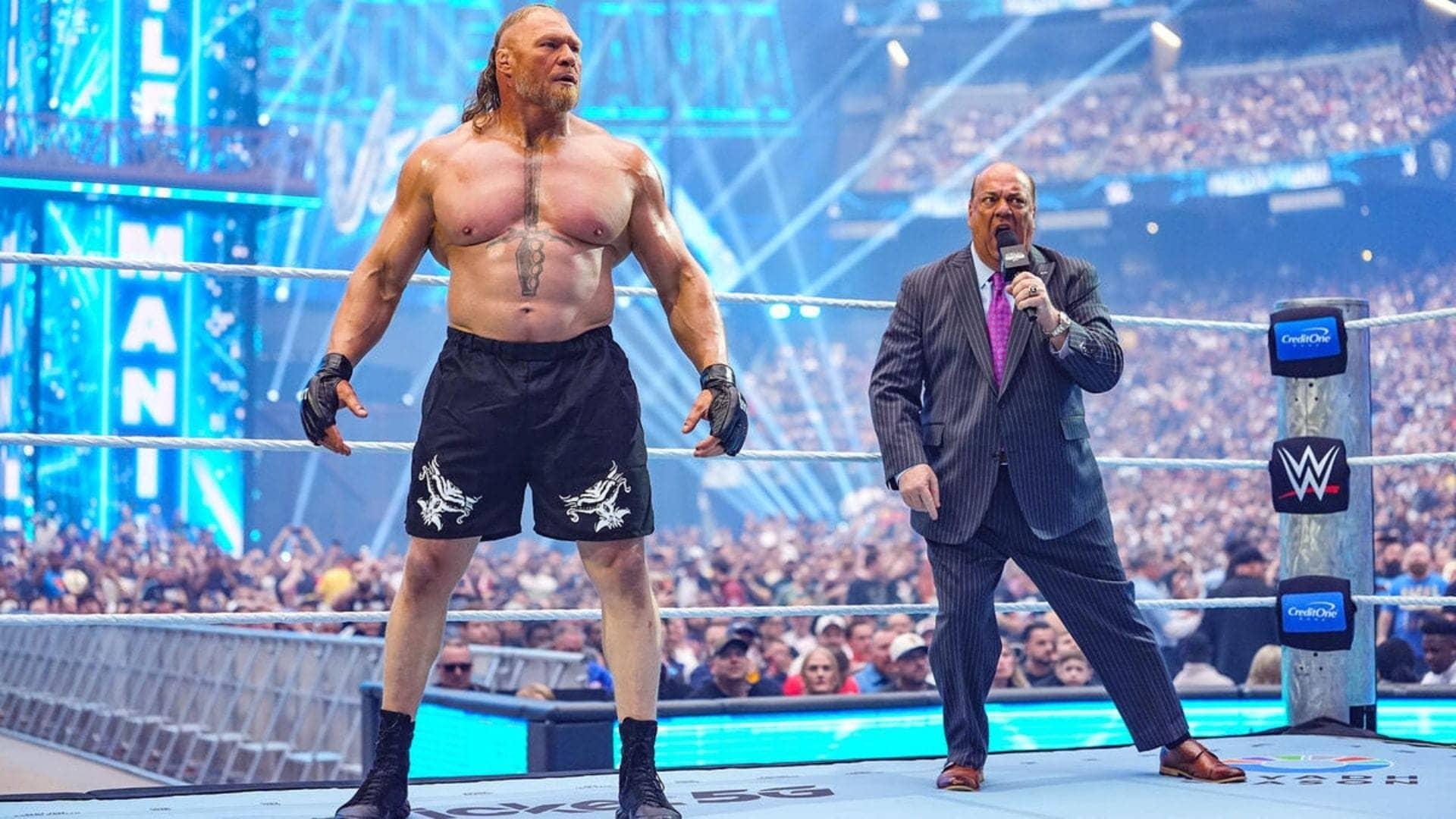 Heyman Unleashes Fury on TMZ Over Lesnar Retirement Buzz