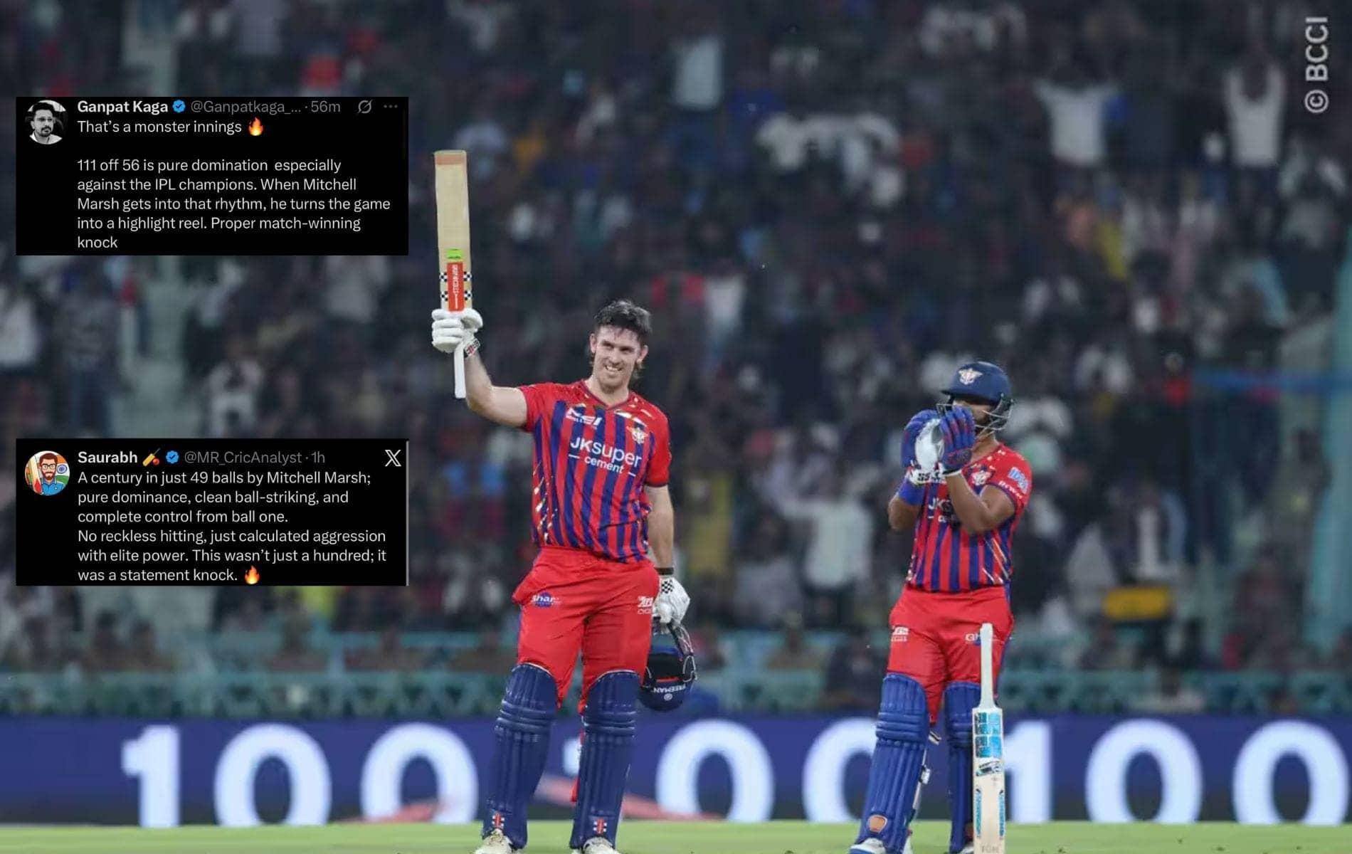 Mitchell Marsh Blazes 111, Turns Game into a Highlight Reel