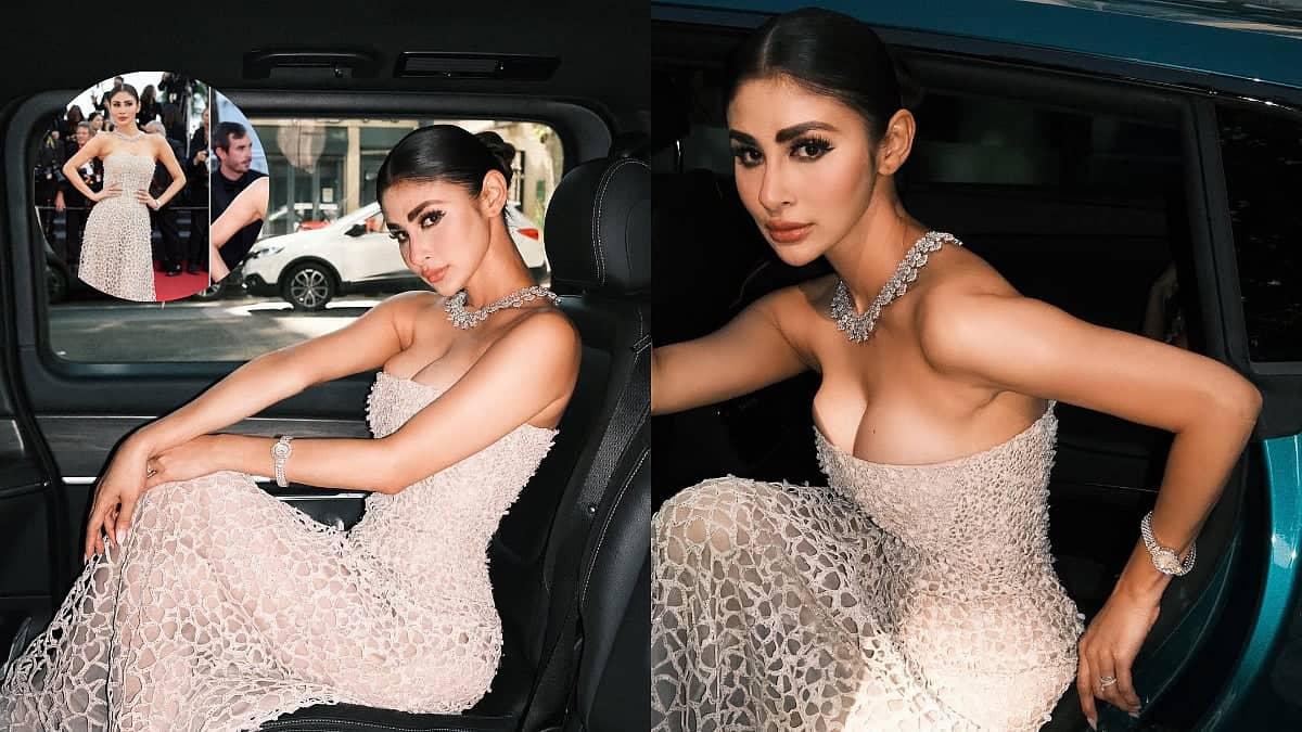 Mouni Roy Dazzles at Cannes in Stunning Crystal Gown