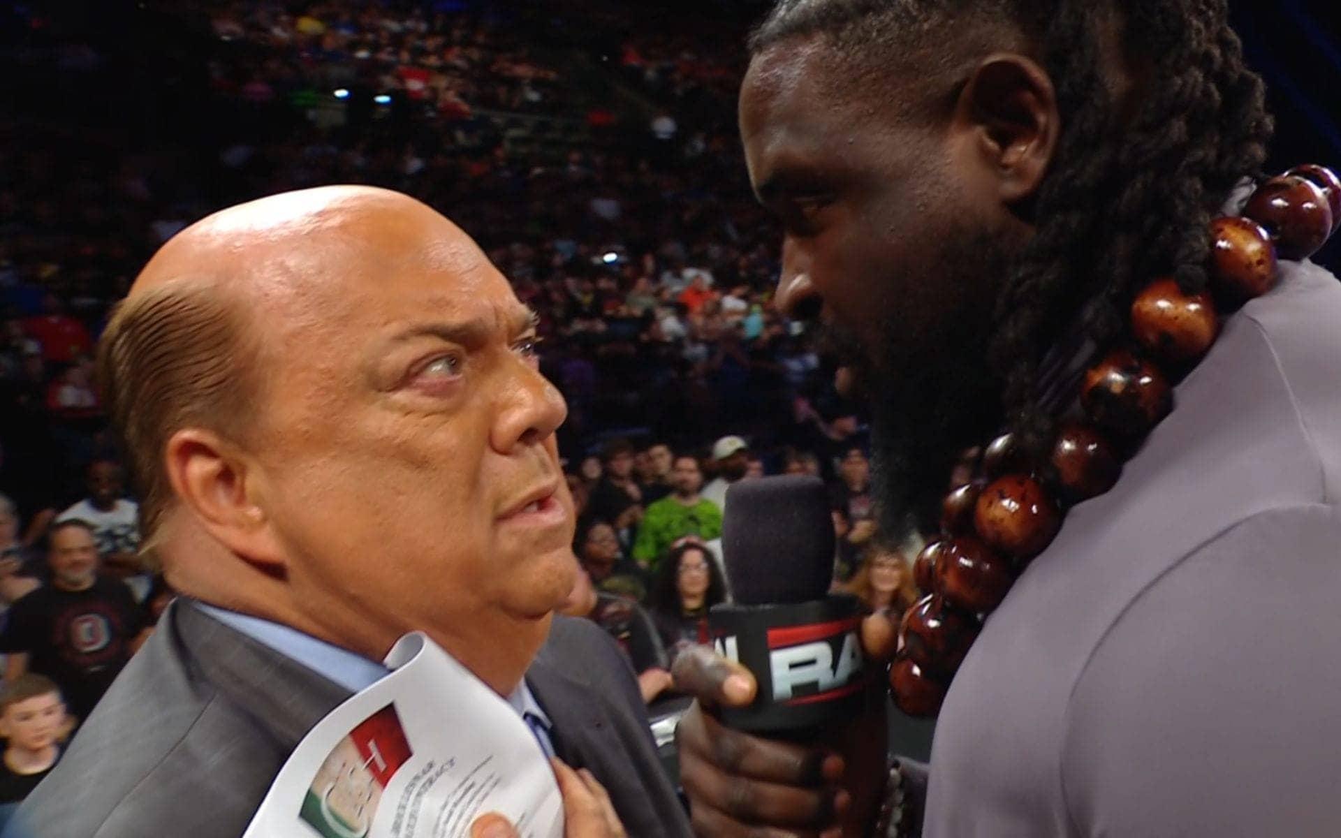 Oba Femi Shuts Down Brock Lesnar and Leaves Heyman Shook