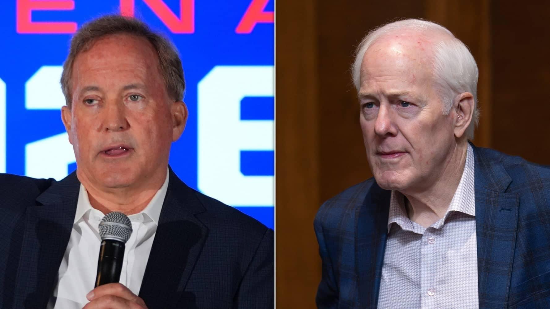 Texas Senate Showdown: Cornyn And Paxton's Media Madness