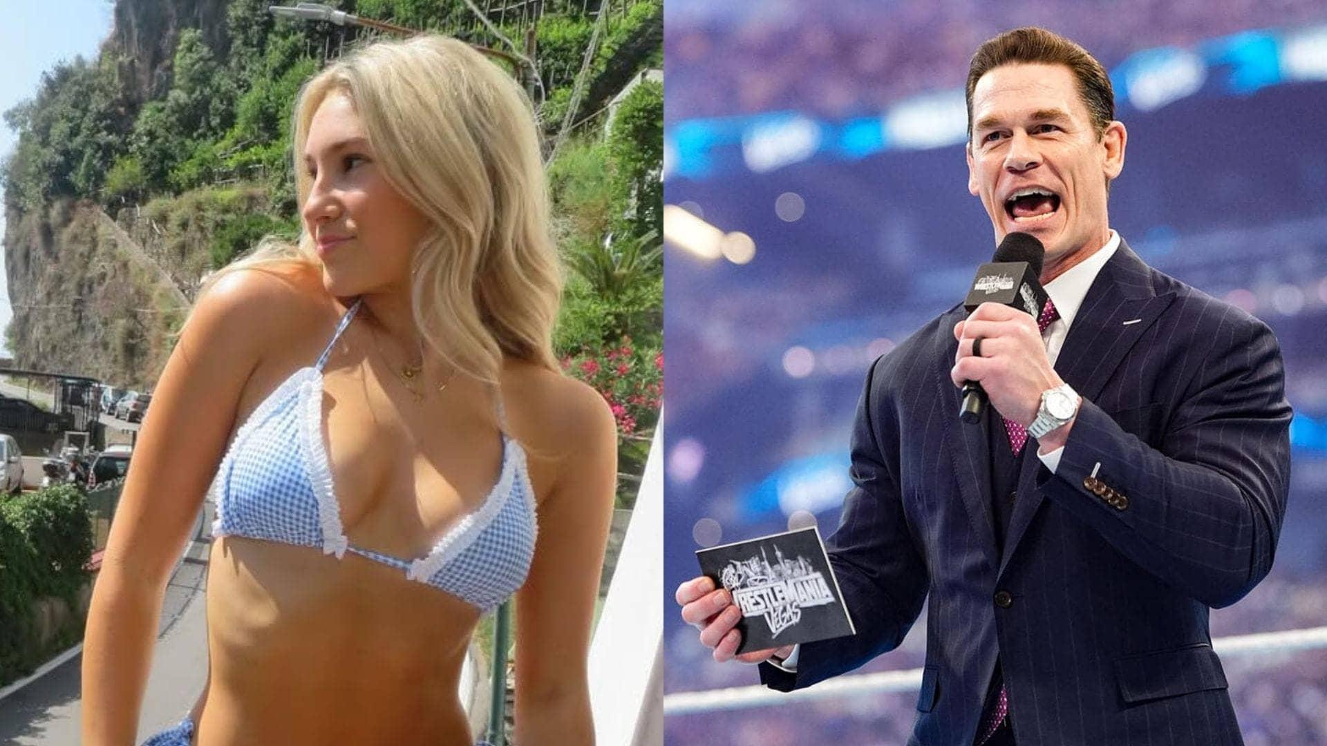 John Cena Teams Up with Lacey Simon After WWE Debut