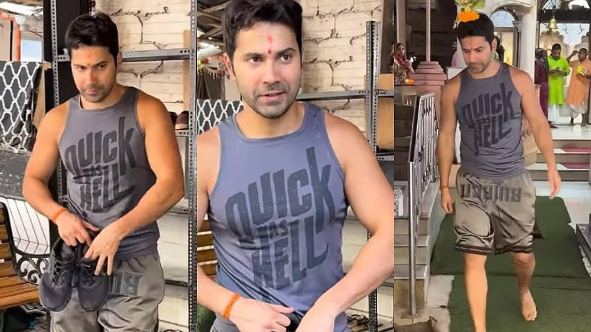 Varun Dhawan's Temple Visit in Shorts Ignites Online Debate