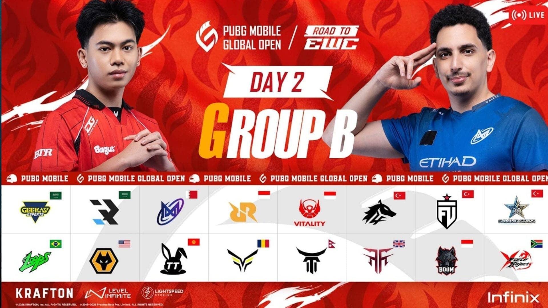 PMGO 2026 S1 Group Stage Day 2: Get Ready for Epic Battles