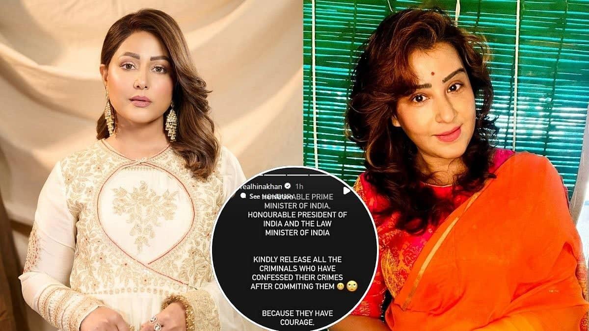 Hina Khan and Shilpa Shinde: A Celebrity Showdown Sparks