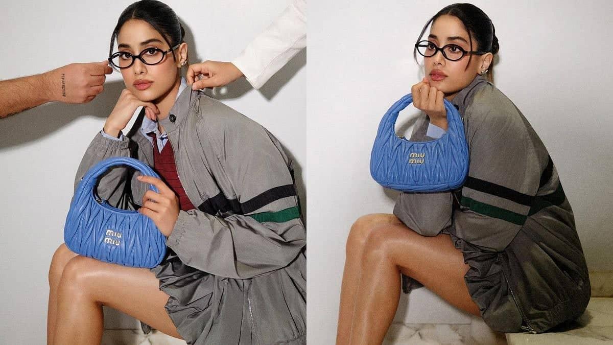Janhvi Kapoor Dazzles in Miu Miu at Mumbai Event