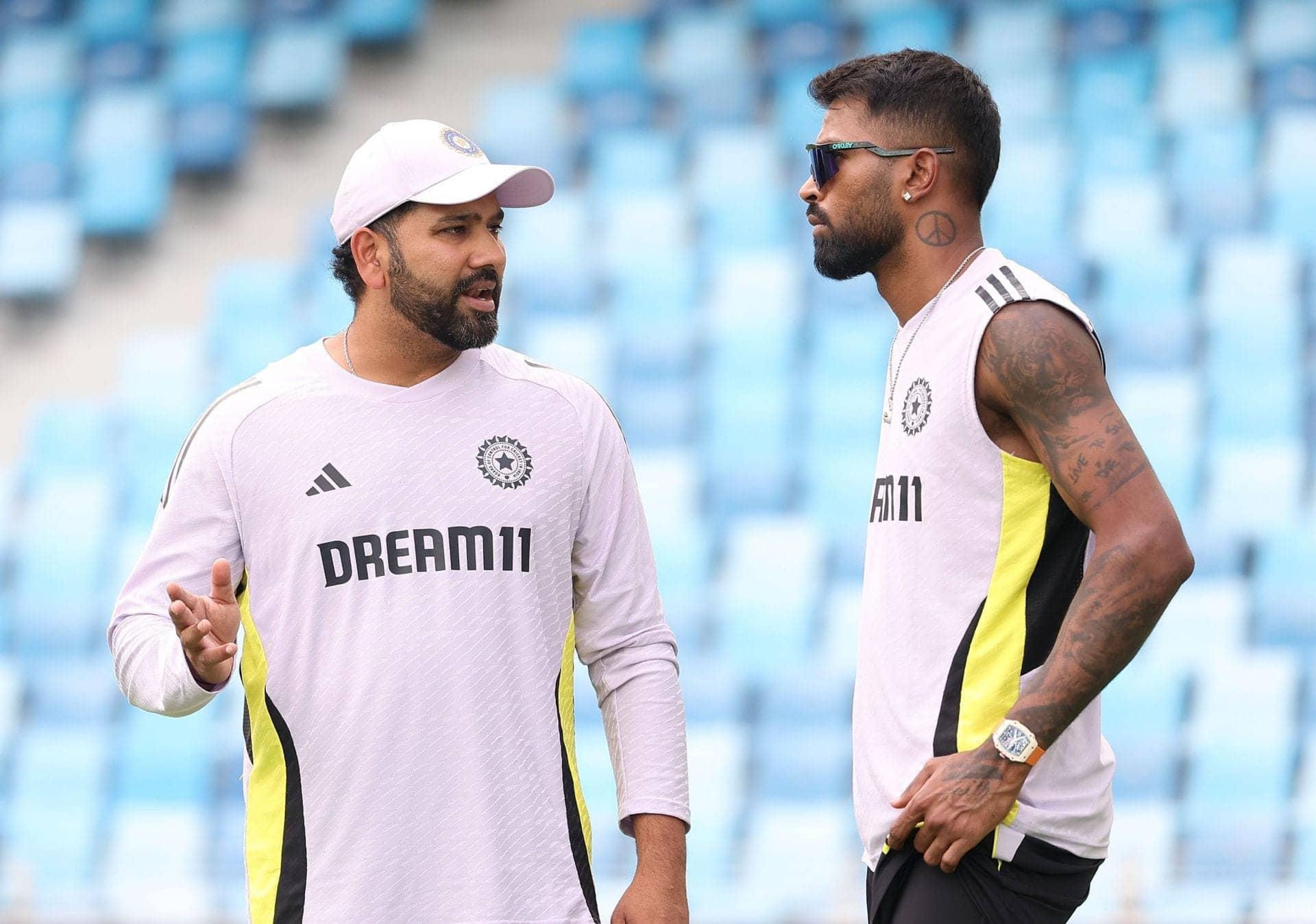 Team India Coach Keeps Us Guessing on Rohit and Hardik's Fitness