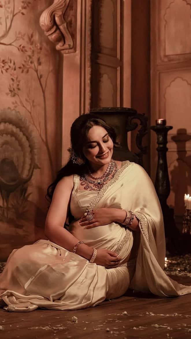 Surbhi Jyoti Shines Like a Star in Baby Bump Celebration