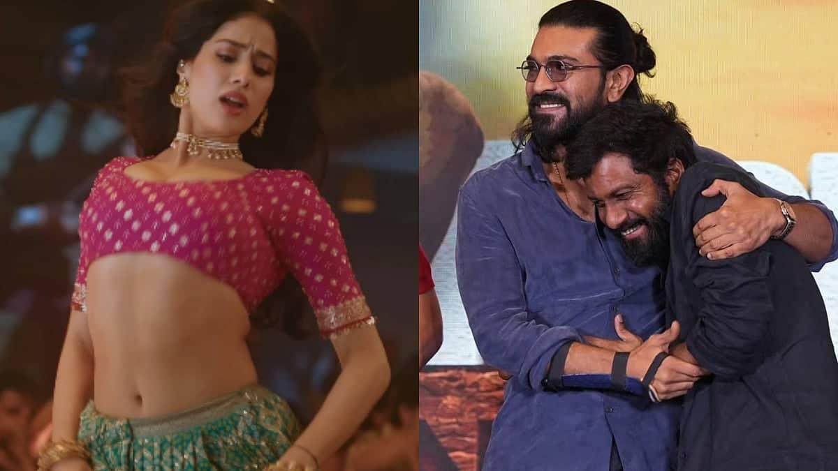Janhvi Kapoor Disappears from Peddi Success Party in Hyderabad