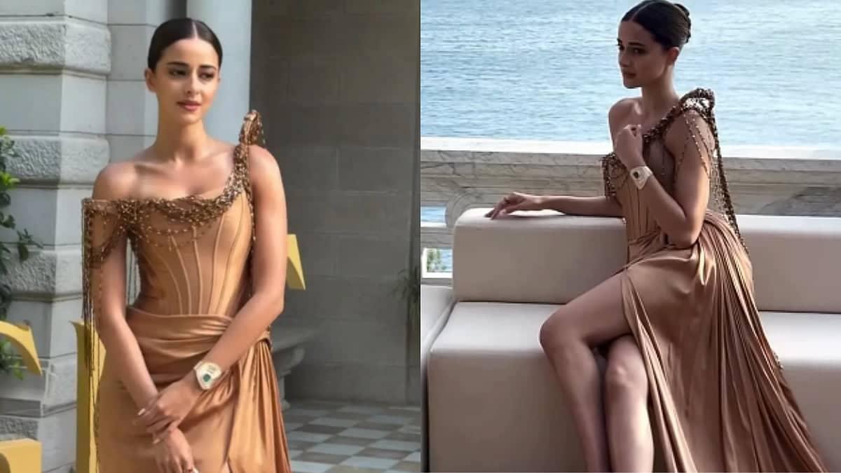 Ananya Panday Steals the Show in Gaurav Gupta Couture
