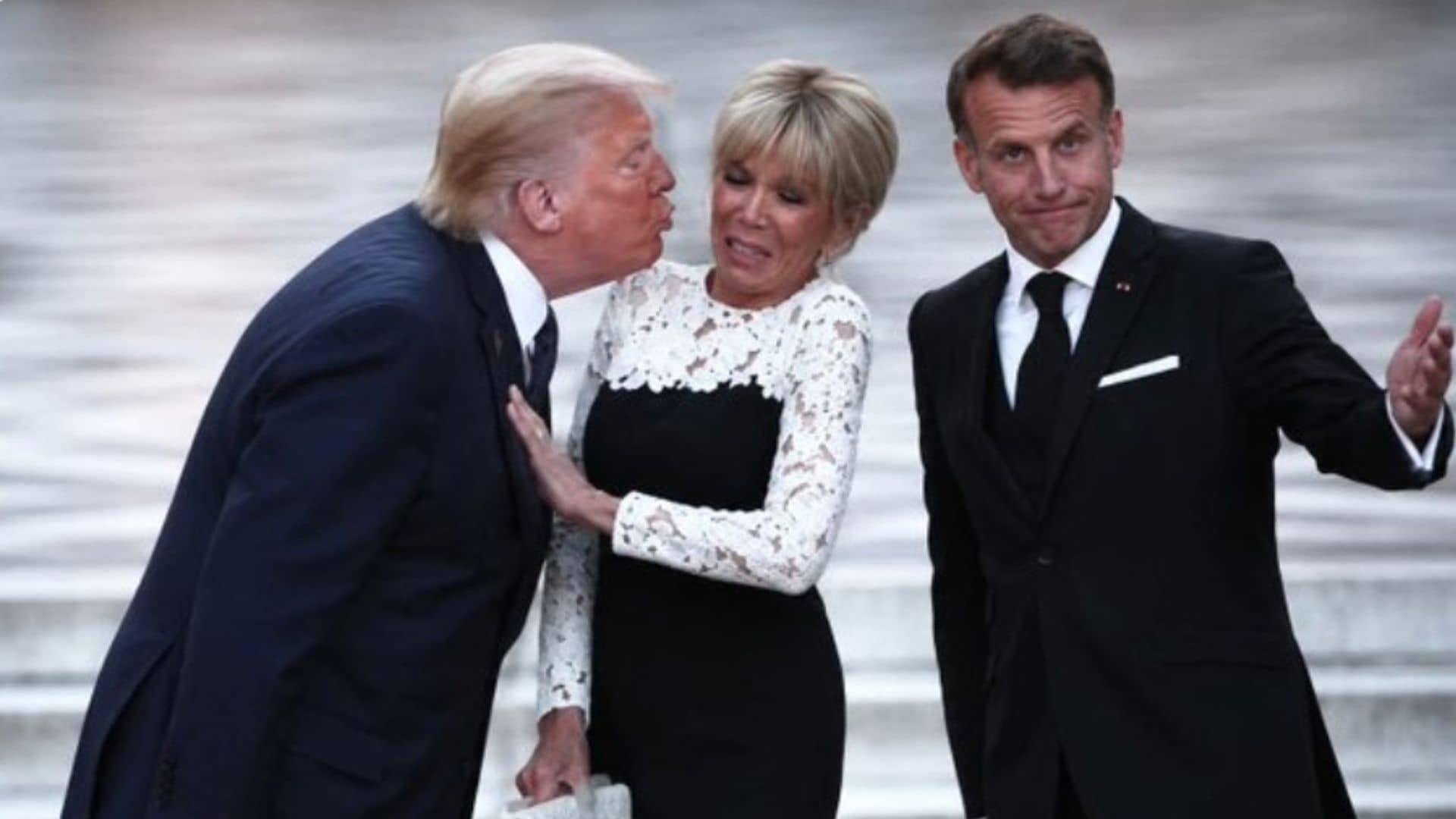 Brigitte Ne Trump Ki Kiss Ko Kiya Dodge, Video Ho Gaya Viral!