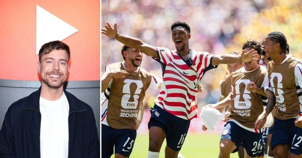 Mr Beast Goes Wild After USMNT's Epic World Cup Wins