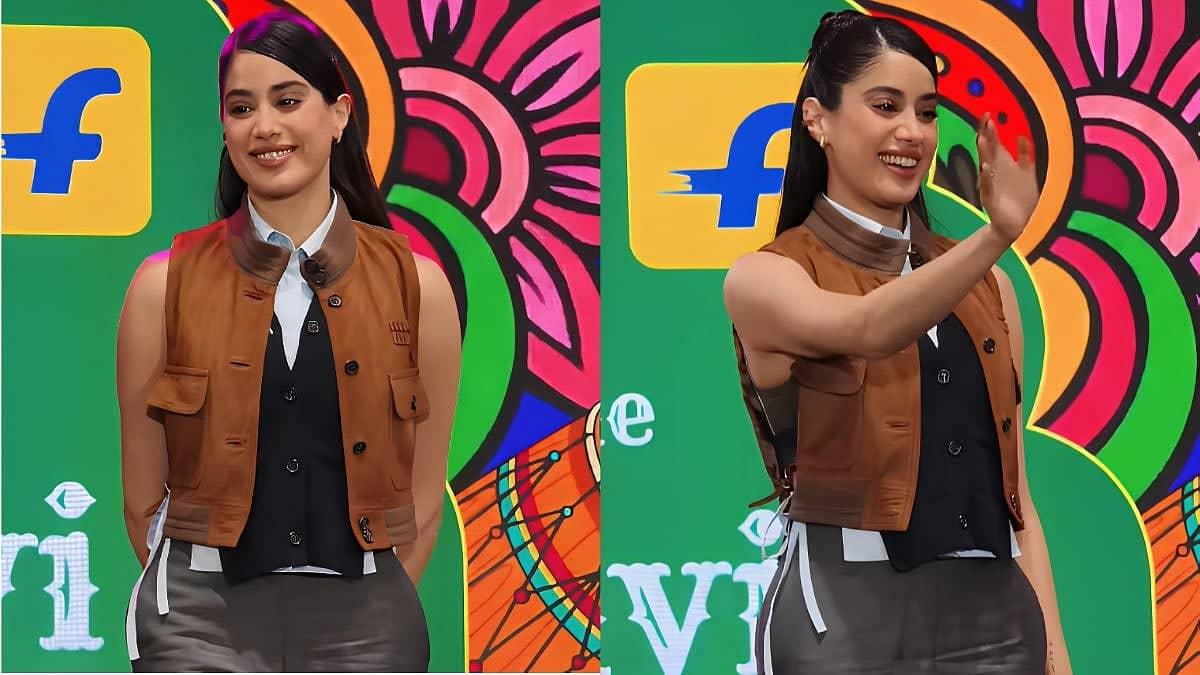 Janhvi Kapoor Dazzles in Miu Miu and KNWLS London Styles