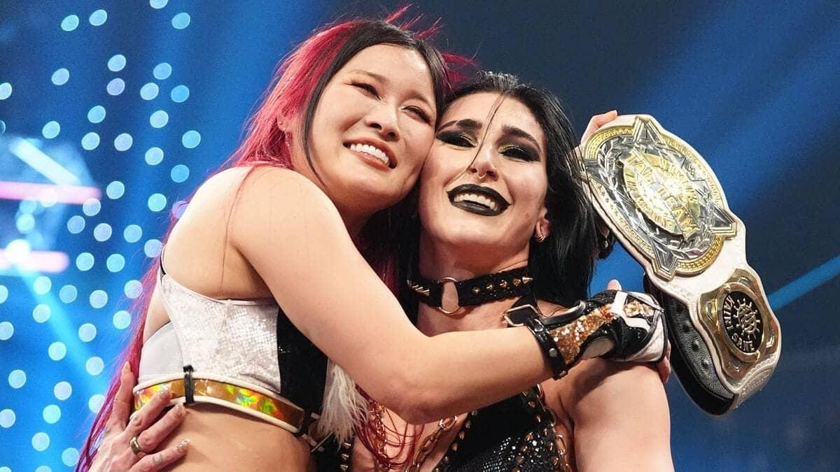 Rhea Ripley Supports Iyo Sky in Queen of the Ring Final