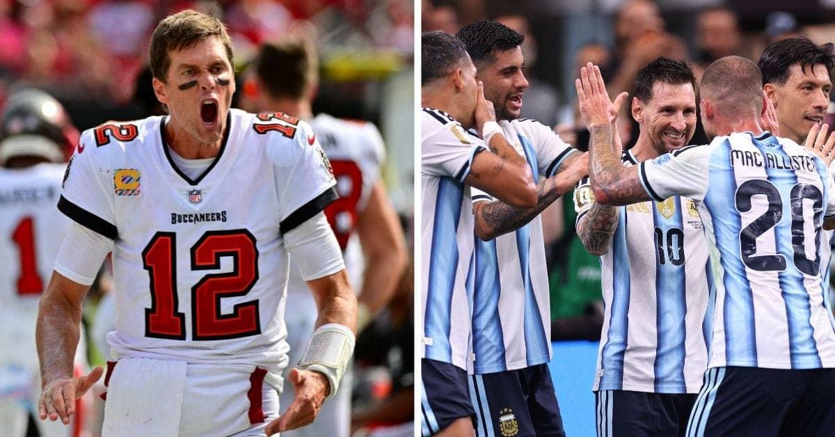 Tom Brady Cheers for Argentina’s Teamwork with Messi